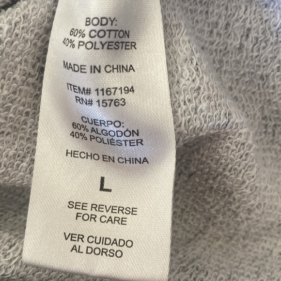 Champion Elite Gray Stripe Kangaroo Pocket Funnel Neck Pullover Hoodie - Picture 8 of 8